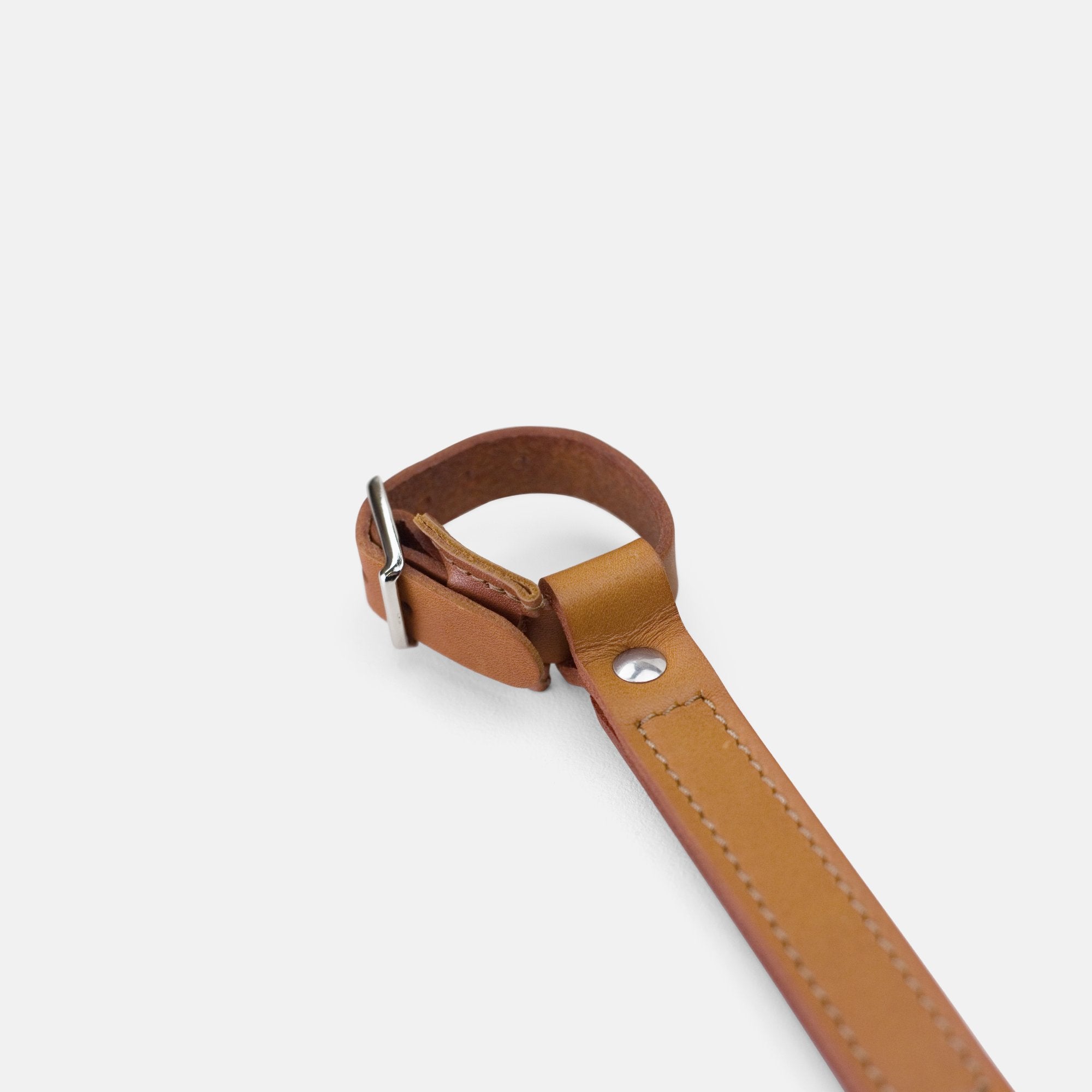 Temple Leather Carry Handle - Light Brown