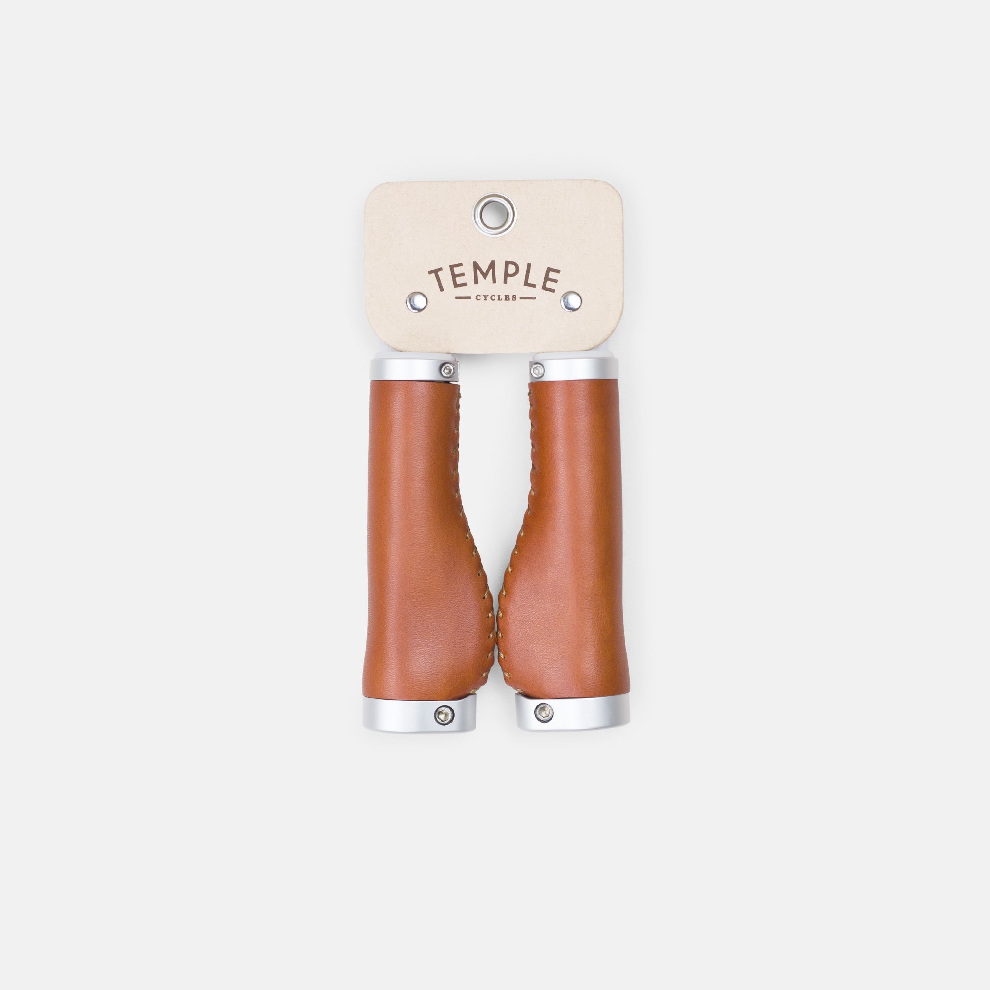 Temple Ergonomic Leather Grips - Light Brown