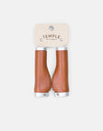 Temple Ergonomic Leather Grips - Light Brown